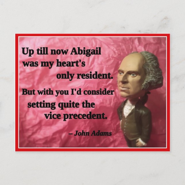 Tarjeta del día de San Valentín presidencial (Anverso)