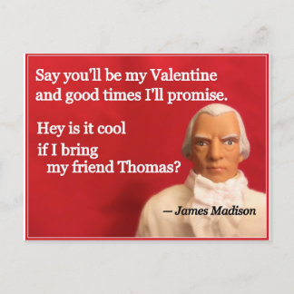 Tarjeta del día de San Valentín presidencial