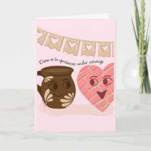 Tarjeta del Día de San Valentín Quisiera Andar Con