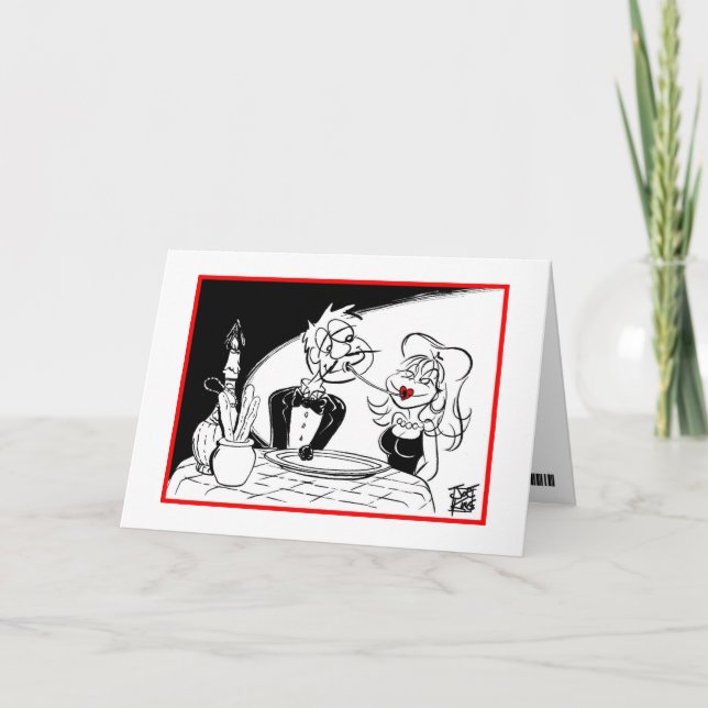 Tarjeta del día de San Valentín: "SEÑORA Y EL (Anverso)