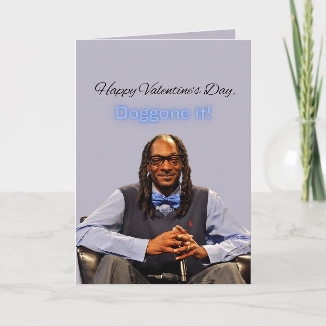 Tarjeta del Día de San Valentín, Snoop Dogg (Anverso)
