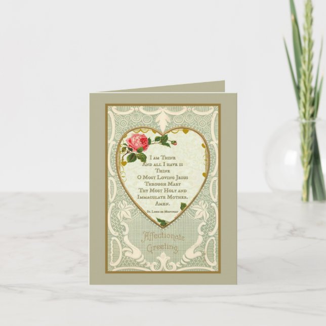 Tarjeta del día de San Valentín St. Louis De (Anverso)