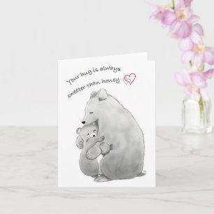 Tarjeta del Día de San Valentín, Tarjeta de oso li