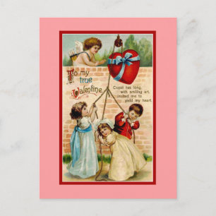Tarjeta del día de San Valentín verdadera del