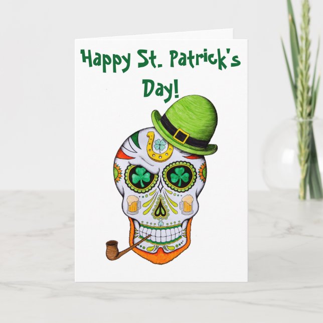 Tarjeta del día de St Patrick (Anverso)