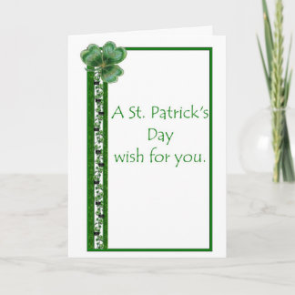 Tarjeta del día de St Patrick del misionario de