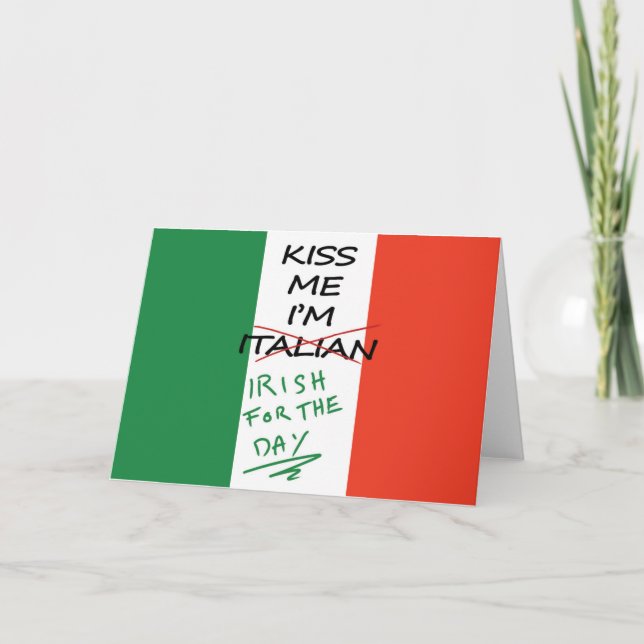 tarjeta del día de St Patrick divertido (Anverso)