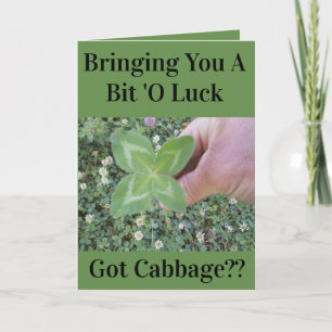 TARJETA DEL DÍA DE ST PATRICK DIVERTIDO