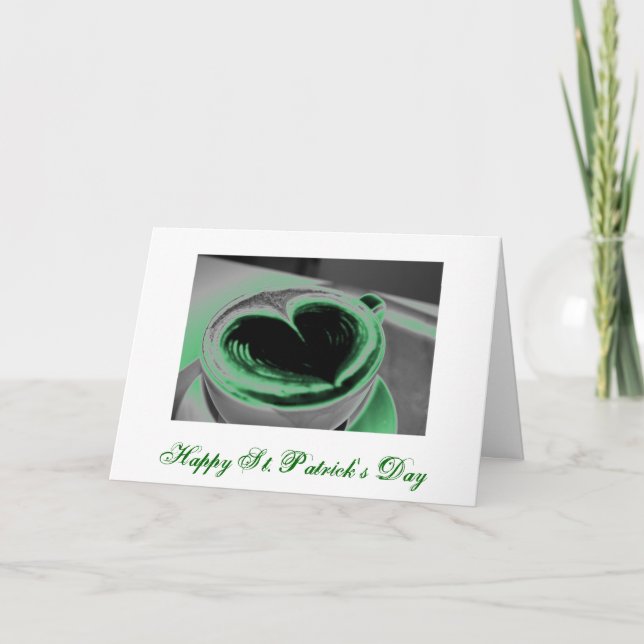 Tarjeta del día de St Patrick feliz (Anverso)