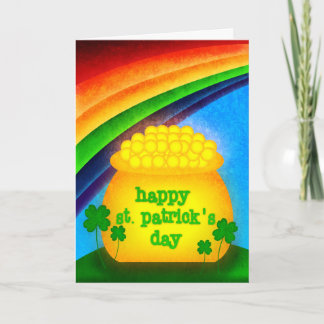 Tarjeta del día de St Patrick feliz