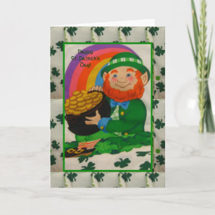 Tarjeta del día de St Patrick feliz de los