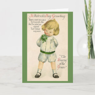 Tarjeta del día de St Patrick irlandés del