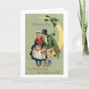 Tarjeta del día de St Patrick viejo de los pares