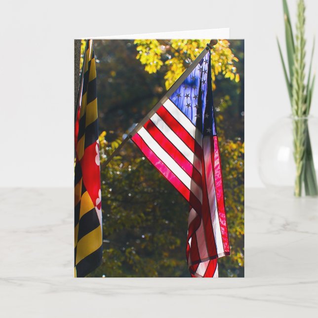 Tarjeta del día de veteranos (Anverso)