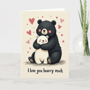 Tarjeta del Día del Abrazo del Oso Amoroso