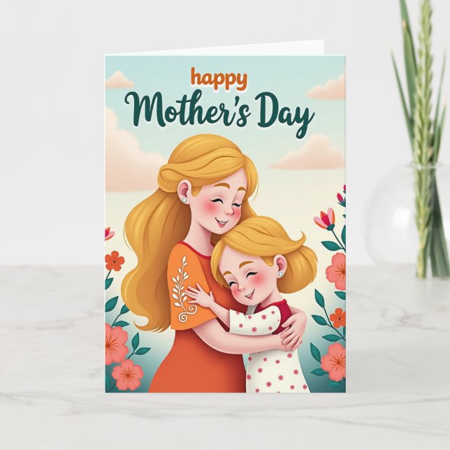 Tarjeta del Día del Abrazo Tierno (Anverso)