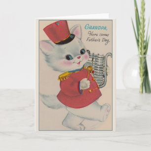 Tarjeta del Día del Abuelo Vintage