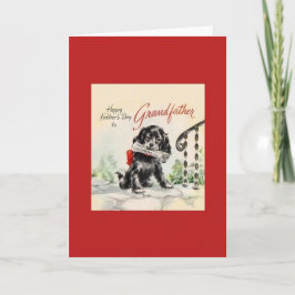 Tarjeta del día del abuelo Vintage
