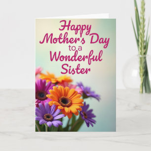 Tarjeta del Día del Amor de Hermana Magenta