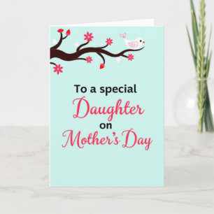 Tarjeta del Día del Amor de las Madres de Red Bud