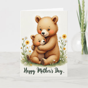 Tarjeta del Día del Amor de Madres Ursinas