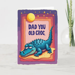 Tarjeta del Día del Dragón Papá Caprichoso