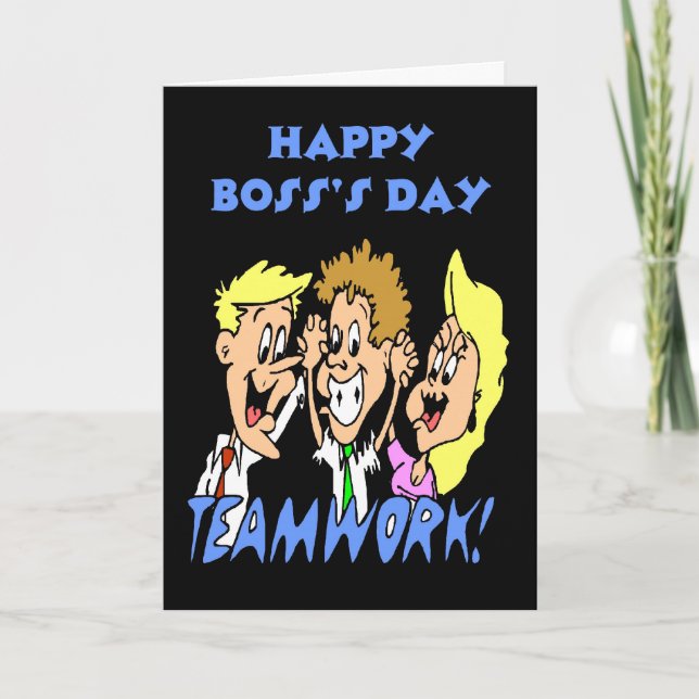 Tarjeta del día del jefe (Anverso)