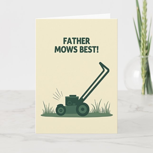 Tarjeta del Día del Mejor Padre (Anverso)