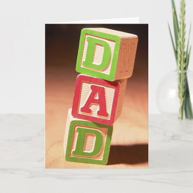 Tarjeta del Día del Padre (Anverso)