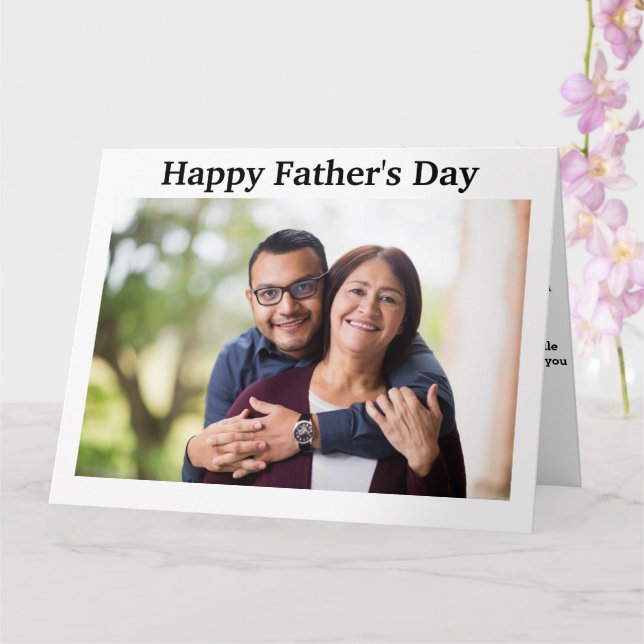 Tarjeta del día del padre (Orquídea)