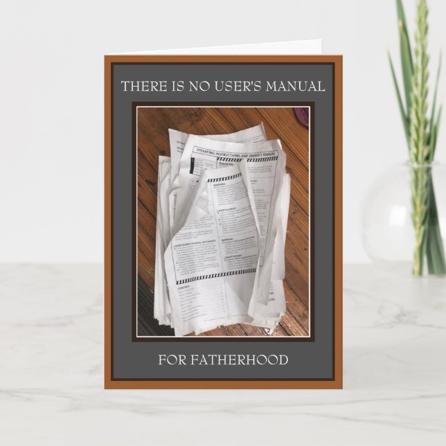 Tarjeta del Día del Padre (Anverso)