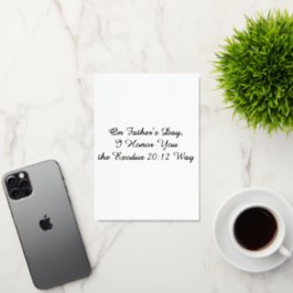 Tarjeta del día del padre