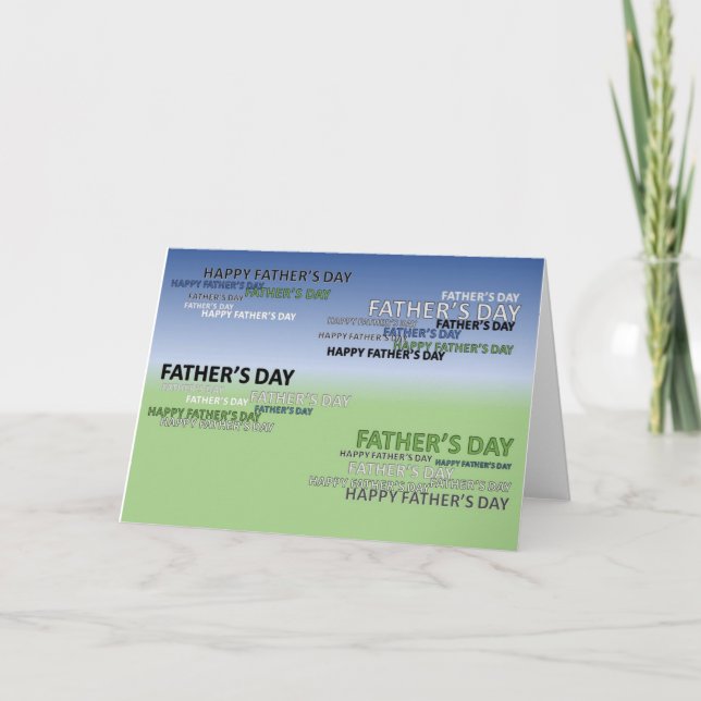 Tarjeta del día del padre (Anverso)