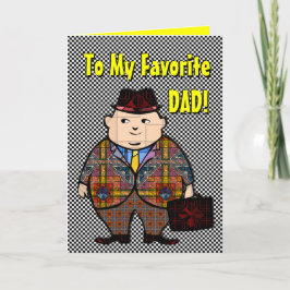 Tarjeta del Día del Padre 2 del Hombre Jugado