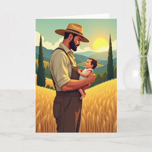 Tarjeta del Día del Padre Amoroso