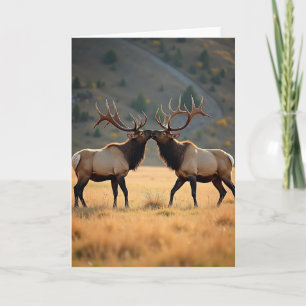 Tarjeta del Día del Padre Antler Touch