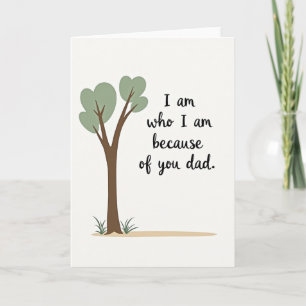 Tarjeta del Día del Padre Arbóreo