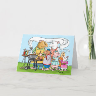 Tarjeta del Día del Padre Barbeque