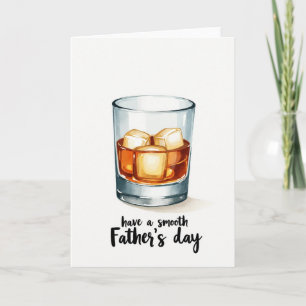 Tarjeta del Día del Padre Bebida Refrescante