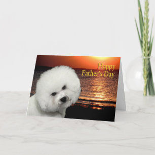 Tarjeta del Día del Padre Bichon