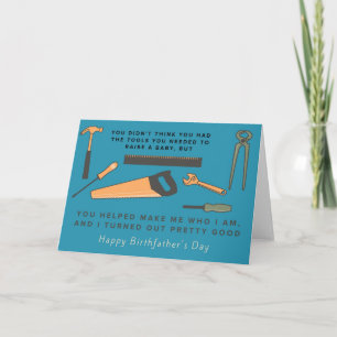 Tarjeta del Día del Padre Biológico Taller