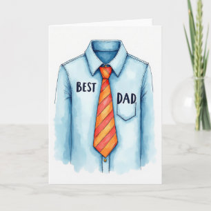 Tarjeta del Día del Padre Camisa Finest