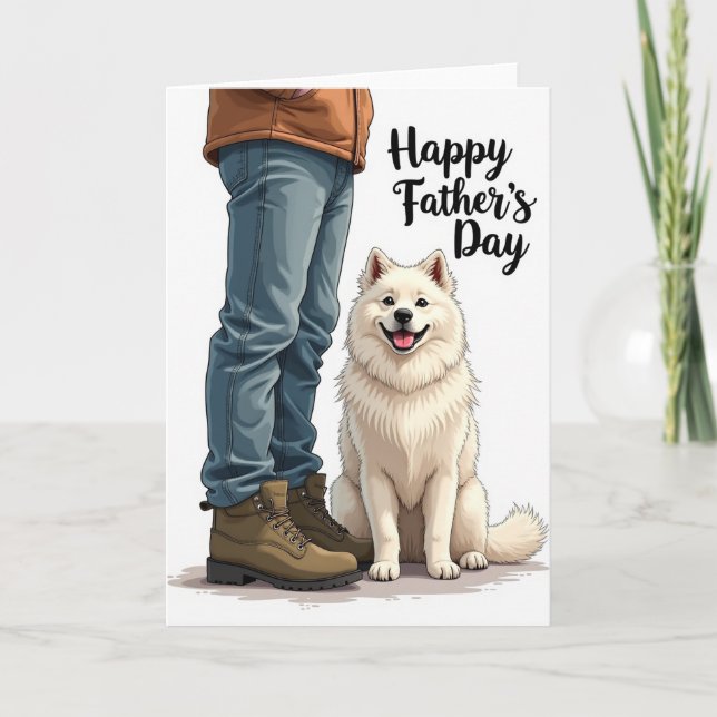Tarjeta del Día del Padre Canino (Anverso)