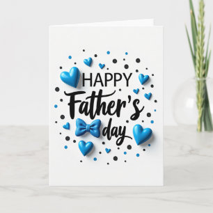 Tarjeta del Día del Padre Cerúleo