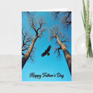 Tarjeta del Día del Padre Cielo Azul
