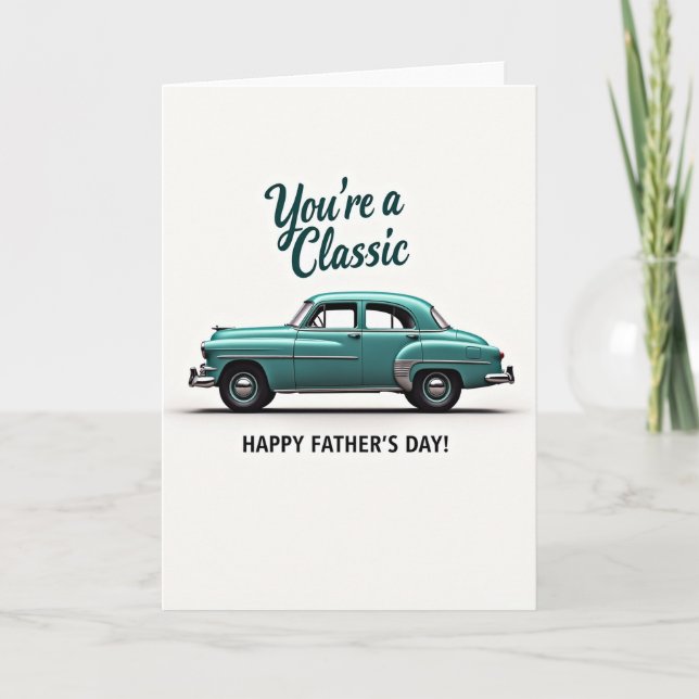 Tarjeta del Día del Padre Classic Ride (Anverso)