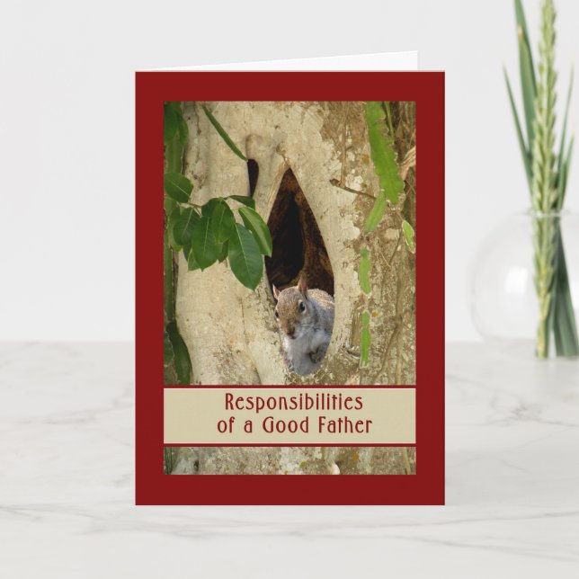 Tarjeta del Día del Padre, compartiendo amor (Anverso)