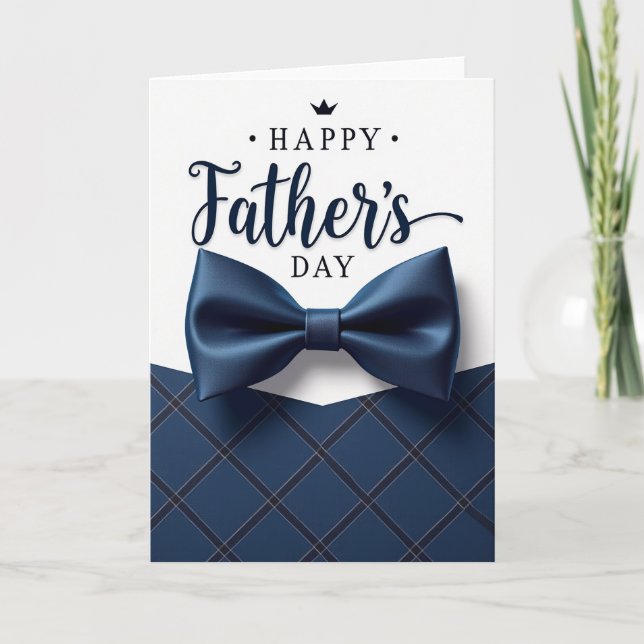 Tarjeta del Día del Padre con Arco de Zafiro (Anverso)
