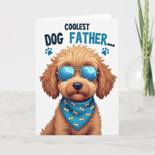 Tarjeta del Día del Padre con Bandana Azul