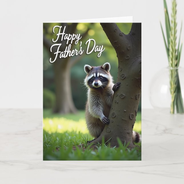 Tarjeta del Día del Padre con bigote (Anverso)